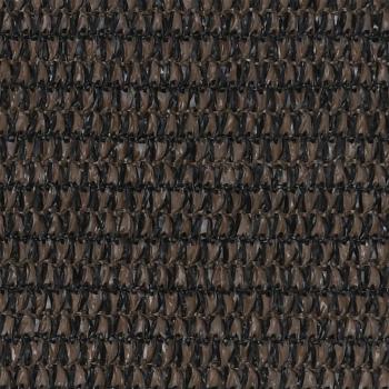 Zeltteppich 250x250 cm Braun