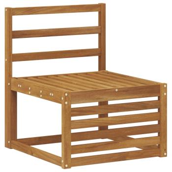Outdoor-Sofagarnitur 5 Stück Natur Massivholz Akazie