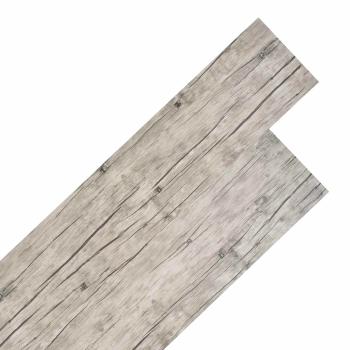Bodenplanken Grau 5,26 m² 18 Stk. PVC