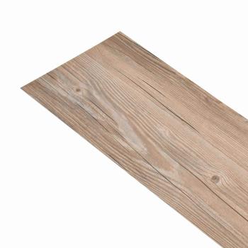 Bodenplanken Braun 5,26 m² 18 stk. PVC