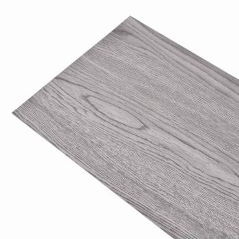 Bodenplanken Dunkelgrau 5,26 m² 18 Stk. PVC