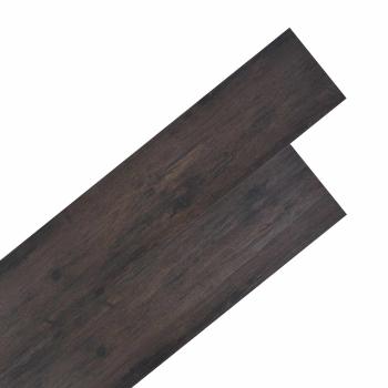 Bodenplanken Dunkelgrau 5,26 m² 18 stk. PVC