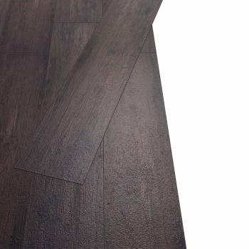Bodenplanken Dunkelgrau 5,26 m² 18 stk. PVC