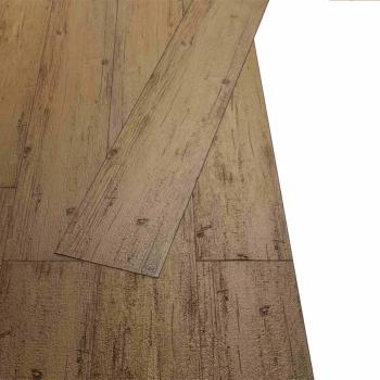 Bodenplanken Walnussbraun 5,02 m² 36 stk. PVC