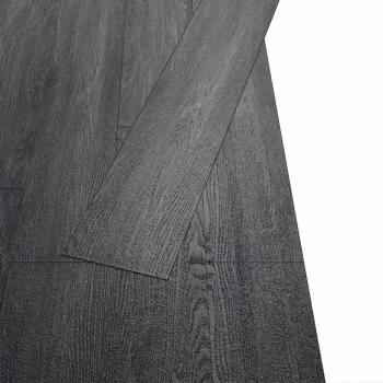 Bodenplanken Schwarz und Weiß 5,02 m² 36 stk. PVC