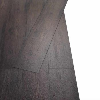 Bodenplanken Dunkelbraun 5,02 m² 36 stk. PVC