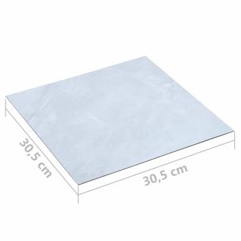 Bodenplanken Weiß 5,11 m² 55 stk. PVC