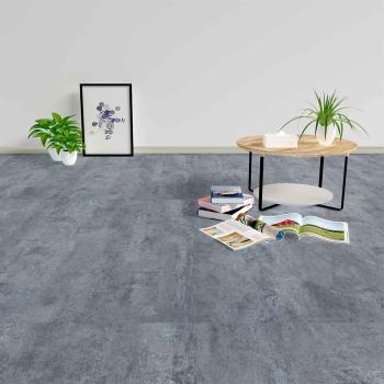 ARDEBO.de - Bodenplanken Grau Marmor 5,11 m² 55 stk. PVC