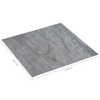 Bodenplanken Hellgrau 5,11 m² 55 stk. PVC