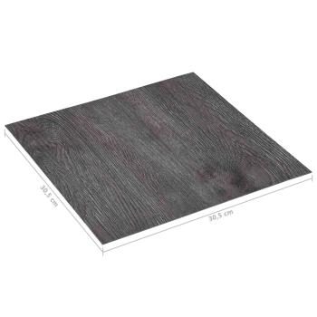 Bodenplanken Schwarz und Grau 5,11 m² 55 stk. PVC