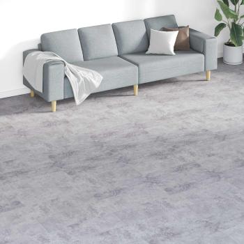 ARDEBO.de - Bodenplanken Grau 5,26 m² 18 Stk. PVC