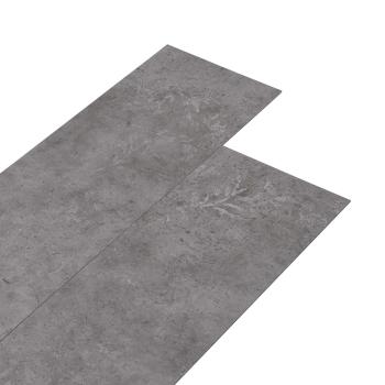 Bodenplanken Betongrau 5,02 m² 36 stk. PVC