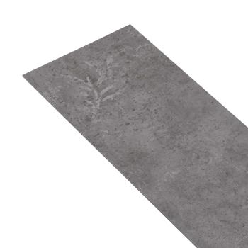 Bodenplanken Betongrau 5,02 m² 36 stk. PVC