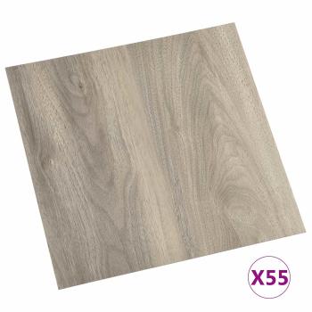 Bodenplanken Holzfarbe 5,11 m² 55 stk. PVC