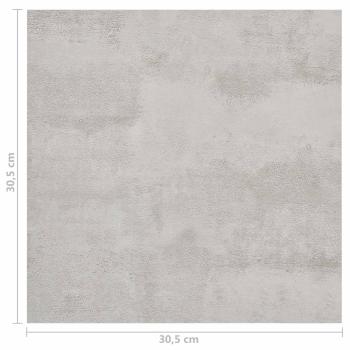 Bodenplanken Grau und Hellgrau 5,11 m² 55 stk. PVC