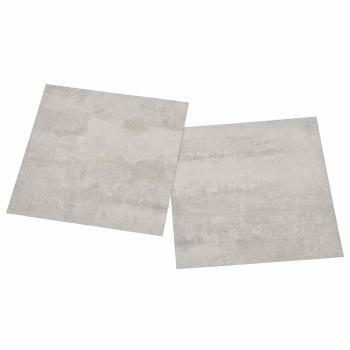 Bodenplanken Grau und Hellgrau 5,11 m² 55 stk. PVC