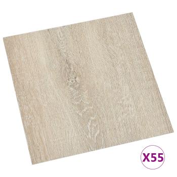 Bodenplanken Beige 5,11 m² 55 Stk. PVC