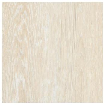Bodenplanken Weiß und Beige 5,11 m² 55 stk. PVC