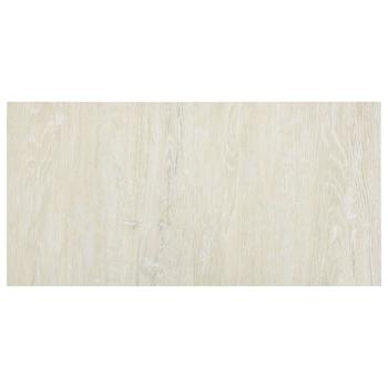 Bodenplanken Cremeweiß 5,11 m² 55 Stk. PVC