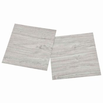Bodenplanken Grau und Holz 5,11 m² 55 stk. PVC