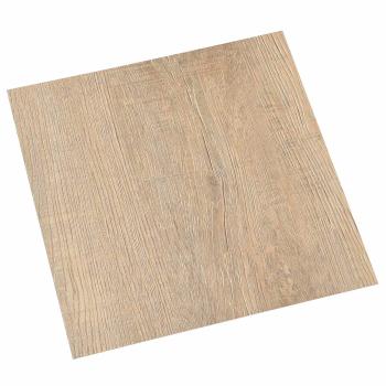 Bodenplanken Hellgrau, Dunkelbraun 5,11 m² 55 Stk. PVC