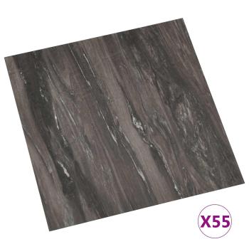 Bodenplanken Dunkelgrau 5,11 m² 55 stk. PVC