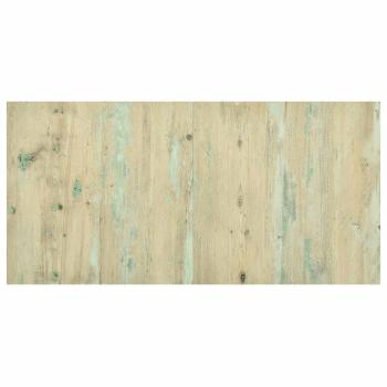 Bodenplanken Weiß und Hellbraun 5,11 m² 55 stk. PVC