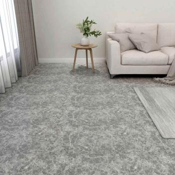 ARDEBO.de - Bodenplanken Grau 5,11 m² 55 stk. PVC