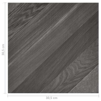 Bodenplanken Grau 5,11 m² 55 stk. PVC