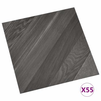Bodenplanken Grau 5,11 m² 55 stk. PVC