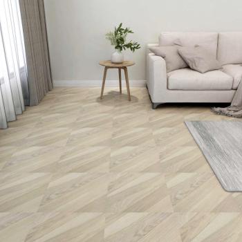 ARDEBO.de - Bodenplanken Beige 5,11 m² 55 Stk. PVC