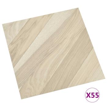 Bodenplanken Beige 5,11 m² 55 Stk. PVC