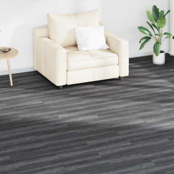 ARDEBO.de - Bodenplanken Schwarz und Weiß 2,51 m² 18 stk. PVC