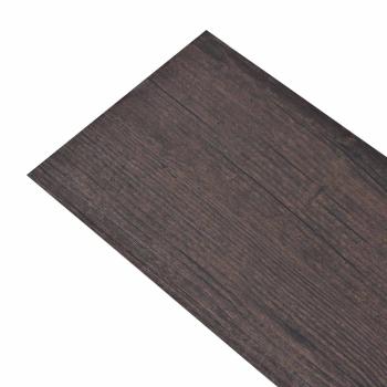 ARDEBO.de - Bodenplanken Dunkelbraun 2,51 m² 18 Stk. PVC