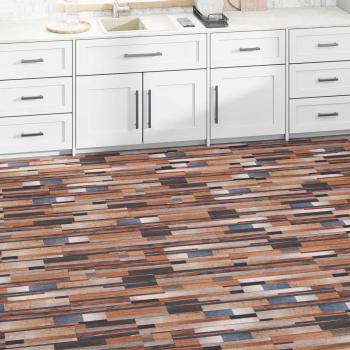 ARDEBO.de - Bodenplanken Mehrfarbig 2,51 m² 18 stk. PVC