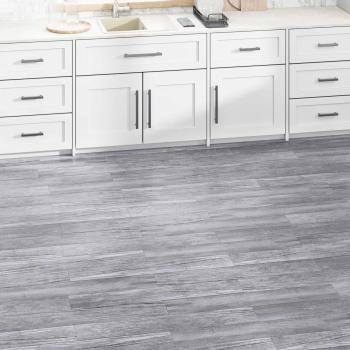 ARDEBO.de - Bodenplanken Mattes Holzgrau 2,51 m² 18 stk. PVC