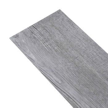 Bodenplanken Mattes Holzgrau 2,51 m² 18 stk. PVC