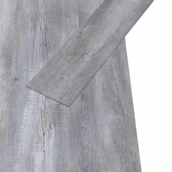 Bodenplanken Mattes Holzgrau 2,51 m² 18 stk. PVC