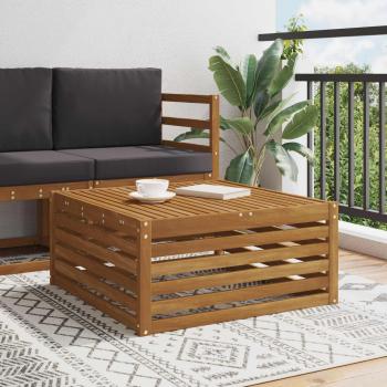 ARDEBO.de - Tisch für Outdoor Massivholz Akazie Natur 79 x 79 x 37 cm