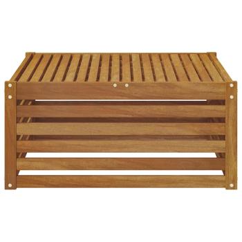 Tisch für Outdoor Massivholz Akazie Natur 79 x 79 x 37 cm