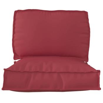 Palettenkissenset 2 pcs Weinrot Oxford-Stoff