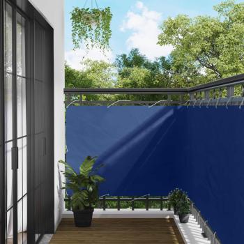 ARDEBO.de - Balkonsichtschutz 110 x 300 cm Oxford-Stoff Rechteckig Blau