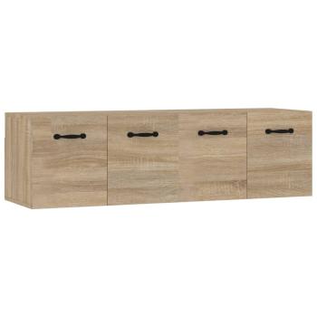 Wandschränke 2 Stk. Sonoma-Eiche 80x35x36,5 cm Holzwerkstoff