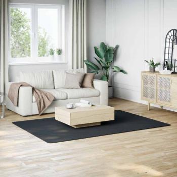 ARDEBO.de - Teppich Waschbar Flauschig Kurzflor 160x230 Rutschfest Schwarz