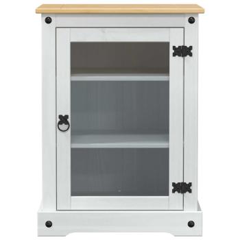 HiFi-Schrank Weiß 60 x 50 x 82 cm Massives Kiefernholz