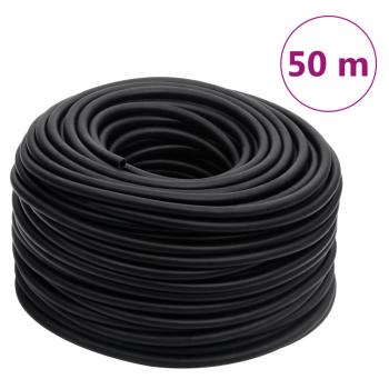 ARDEBO.de - Hybrid-Luftschlauch Schwarz 0,6" 50 m Gummi und PVC