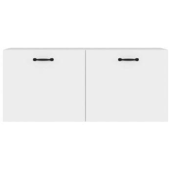 Wandschrank Weiß 80x36,5x35 cm Holzwerkstoff