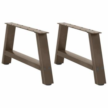 ARDEBO.de - Couchtischbeine A-Form 2 Stk. 60x(30-31) cm Stahl