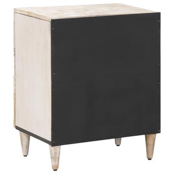 Bettkasten Weiß 50 x 33 x 60 cm Massivholz Mango