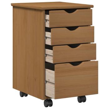 Rollschrank MOSS Honigbraun 34 x 39 x 56 cm